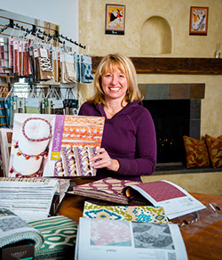 sabine soft furnishings,  work room