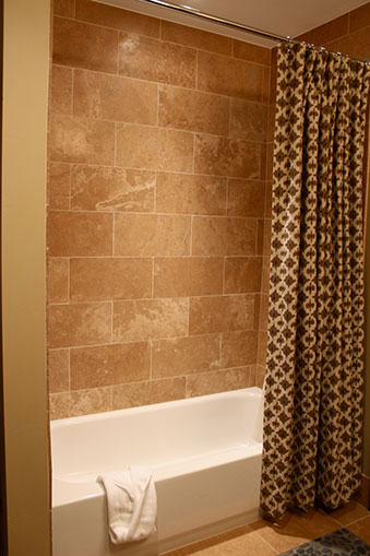 sabine soft furnishings bath room set up